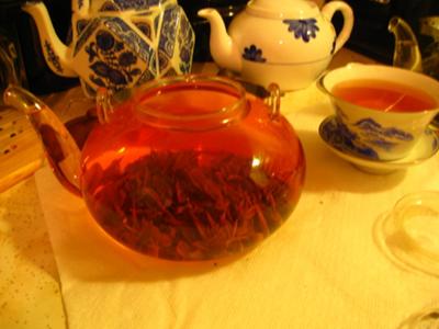 Subsequent infusion turns orange!