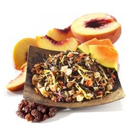 Loose leaf tea, with chunks of fruit